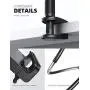Gooseneck Tablet Mount Holder for Bed - Lamicall Flexible Tablet Arm Clamp, Bed Stand for 4.7-11'' Devices, Such as iPad Mini 7.9, Air 9.7, Pro 10.5/11, Switch, Galaxy Tabs - Black Gooseneck Tablet Mount Holder for Bed - Lamicall Flexible Tablet Arm Clamp, Bed Stand for 4.7-11'' Devices, Such as iPad Mini 7.9, Air 9.7, Pro 10.5/11, Switch, Galaxy Tabs - Black
