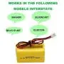 GLESOURCE BL93NC487 Battery 4.8v Emergency Exit Sign Battery Light Fixture Ni-Cd Battery 1100mAh Compatible with BAA48R Emerlight Daybright at-Lite BL93NC484 BL93NC485 4-TD-800AA-HP(2 Pack)