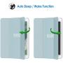 JETech Case for iPad (9.7-Inch, 2018/2017 Model, 6th/5th Generation), Smart Cover Auto Wake/Sleep, Light Blue