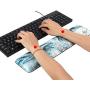 iLeadon Keyboard Wrist Rest Pad, Ergonomic Wrist Support with High Density Memory Foam & Stitched Edges, 16.5 x 3.5-inch 1.8cm Thick for Gaming Working Typing Wrist Pain Pressure Ease, Gilding Marble iLeadon Keyboard Wrist Rest Pad, Ergonomic Wrist Support with High Density Memory Foam & Stitched Edges, 16.5 x 3.5-inch 1.8cm Thick for Gaming Working Typing Wrist Pain Pressure Ease, Gilding Marble