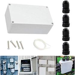 DAOKI Electronic Project Box 158 x 90 x 60 mm Waterproof Plastic Enclosure Box for Outdoor Junction + PG7 Cable Gland
