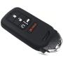 Key Fob Cover 2Pcs KOSMIQ Silicone Smart Car Key Case Protector for 2018 2017 2016 2015 Honda Accord Civic CR-V CRV Pilot EX-L(Red Pink)