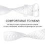 Pack 3 Silicone Bands Compatible for Fitbit Charge 4 / Fitbit Charge 3 / Charge 3 SE Replacement Wristbands for Women Men Small Large(Without Tracker) (Small: for 5.5''-7.1'' Wrists, Black+White+Grey)