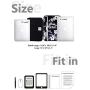 Lazyaunti Zipper Portfolio Organizer A4 Note Pouch-Waterproof Document Bags/Zipper Binder/Paper Case for 12.5'' Mac,Tablet,Pens,washi Tape,Journals,Sketch Books(Navy Blue)