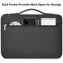 HESTECH Chromebook Case,11.6''-12.5 inch Water Repellent Polyester Protective Laptop Sleeve Bag Handle Front Pockets Acer/HP Stream/Samsung/Microsoft Surface Pro 7/3/4/5/6,Black