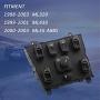 901-573 Power Window Switch Master Control Switch Compatible with M-B 1998-2003 ML320 1999-2001 ML430 2000-2003 ML55 AMG Mirror Switch Door Lock OE# 1638206610;80933103066