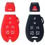 BAR Autotech Remote Key Silicone Rubber Keyless Entry Shell Case Fob and Key Skin Cover fit for Chrysler Town, Country Van, Dodge Grand Caravan, Volkswagen Routan (1 Pair) (Black+Red) BAR Autotech Remote Key Silicone Rubber Keyless Entry Shell Case Fob and Key Skin Cover fit for Chrysler Town, Country Van, Dodge Grand Caravan, Volkswagen Routan (1 Pair) (Black+Red)