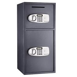 Paragon Lock & Safe - 7900 Double with Drop 7900 Double Door Digital Depository Safe Cash Drop Safe Security