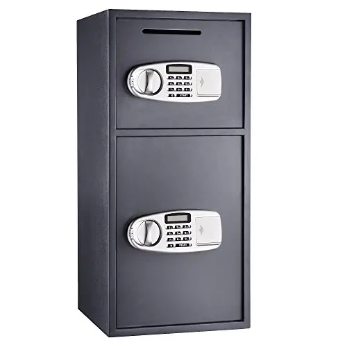 Paragon Lock & Safe - 7900 Double with Drop 7900 Double Door Digital Depository Safe Cash Drop Safe Security