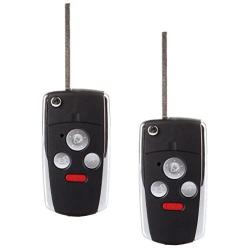 OCPTY 2X Key Shell Case 4 Buttons Replacement for Accord Pilot CR-V Civic Ridgeline