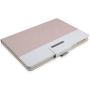 Thankscase Case for iPad Air 10.5'' (3rd Gen) / iPad Pro 10.5, Rotating Case Stand Cover with Pencil Holder, Swivel Case Bulid-in Wallet Pocket, Hand Strap for iPad Air 3rd Gen 10.5'' 2019 (Rose White)