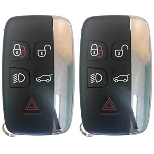 NEW Replacement for Land Rover 2012-2017 Range Rover Evoque Sport Remote Key Fob 5 Btn 315MHz FCCID:KOBJTF10A,by AUTOKEYMAX (PAIR)