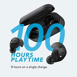 Anker Soundcore Life Dot 2 True Wireless Earbuds, 100 Hour Playtime, 8mm Drivers, Superior Sound, Secure Fit with AirWings, Bluetooth 5, Comfortable Design for Commute, Sports, Jogging