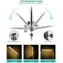 ELEGIANT 10'' Selfie Ring Light with Tripod & Cell Phone Holder, Dimmable Desktop Ringlight for Live Stream/Makeup/YouTube/TikTok Compatible with iPhone Android