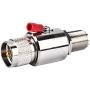 PL-259 Lightning Surge Protector UHF Lightning Arrestor PL259 Male to SO239 Female Bulkhead for CB Ham Base Antennas