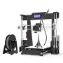 Anet A8 3D Printer, Self-Assembly 0.4mm Nozzle Aluminium Alloy Hotbed 2004 LCD Desktop 3D Printer Reprap i3 with Tools, 8G SD Card, 10m Filaments