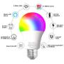 Smart WiFi Alexa Light Bulbs, SAUDIO LED RGB Color Changing Bulbs, Works with Alexa, Echo, Google Home & Siri, 2.4GHz WiFi Only, No Hub Required, 7W A19 E26 Multicolor 4 Pack