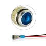 Gasher 12V/24V/110V 20mA Energy Saving Indicator Light Mounting Hole Size 6mm Green Yellow Red Blue White 5 Pcs