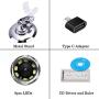 Jiusion 40 to 1000x Magnification Endoscope, 8 LED USB 2.0 Digital Microscope, Mini Camera with OTG Adapter and Metal Stand, Compatible with Mac Window 7 8 10 Android Linux