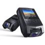 Crosstour Mini Dash Cam 1080P FHD Car Camera Recorder with 1.5” LCD Screen 170°Wide Angle, Parking Mode, Motion Detection, G-Sensor, Loop-Recording and WDR