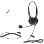 Dual Ear Cisco Headset | Noise Canceling Microphone Headset Compatible with Cisco Phones with RJ9 Headset Jack | RJ9 Headset Quick Disconnect Cord Included | HD Voice Quality | Comfortable