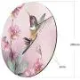 Cholaty Mouse Pad - Thick Natural Rubber Keyboard Mouse Mat Round Non-Slip Rubber Base Mouse Pad Wrapping Edge Cute Baby Elephant Gaming Mouse Pad (Bird)