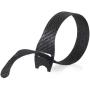 VELCRO Brand ONE WRAP Thin Ties | Strong & Reusable | Perfect for Fastening Wires & Organizing Cords | Black & Gray, 8 x 1/2-Inch | 25 Black + 25 Gray Ties