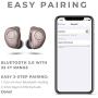 Raycon The Performer E55 True Wireless Bluetooth Earbuds - Bluetooth 5.0 Deep Bass in-Ear Headphones with Wireless Charging and Built-in Microphone Rose Gold