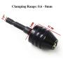 aiyun Hex Shank Keyless Drill Chuck - 2Pcs Quick Change Adapter Converter drill adapter (0.6-8mm,0.3-3.6mm)