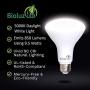 BR30 Flood Light Bulb Indoor Outdoor by Bioluz LED Instant ON DIMMABLE Cool White 5000K 65-95 Watt Replacement Using 9.5 Watts 90+ CRI UL Listed 2016 JA8 High Efficiency Lighting