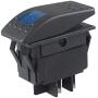 ESUPPORT Car Marine Blue LED Toggle Switch Dash 4pin Pack of 5