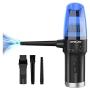 OPOLAR Cordless Electric Compressed Air Duster - Blower & Vacuum 2-in-1, USB Fast Charge Keyboard Cleaner for Cleaning Dust,Hairs,Crumbs,Scraps for Laptop,Piano,Sofa Gap，car Interior Decorations，Toys