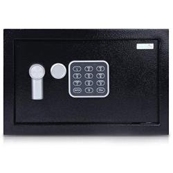 Safe and Lock Box - Safe Box, Safes And Lock Boxes, Money Box, Safety Boxes for Home, Digital Safe Box, Steel Alloy Drop Safe, Includes Keys- SereneLife SLSFE14