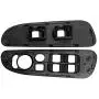 BASIKER Driver & Passenger Black Door Window Switch Panel Bezel for 2002-2010 Dodge Ram 1500 2500 3500 Front Right & Left Window Button Border Trim