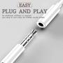 (3 Pack) iPhone Headphone Adapter, 3.5 mm Headphone Jack Adapter Aux Audio Earphones Connector, Headphone Dongle Stereo Cable Compatible with iPhone 11/11Pro/X/XR/XS/XSmax/8,Support All iOS System