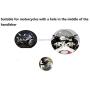 Motorcycle Phone Mount Holder Fit on All Motorcycles With Round Holes 13mm -20mm
