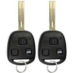 KeylessOption Keyless Entry Remote Control Car Key Fob Replacement for HYQ1512V (Pack of 2)