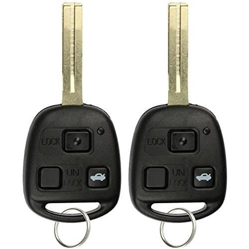 KeylessOption Keyless Entry Remote Control Car Key Fob Replacement for HYQ1512V (Pack of 2)