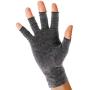 Pivit Arthritis Gloves | Compression Glove for Rheumatoid, Osteoarthritis | Heat Hand Gloves for Computer Typing, Arthritic Joint Pain Relief, Carpal Tunnel | Men, Women | Open Finger Thumb (Medium)