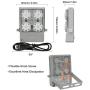 SGLEDS 70W Holiday Outdoor RGB Color Changing Flood Light, IP66 Waterproof Outdoor Landscape Floodlight for Yard, Garden, Playground, Party
