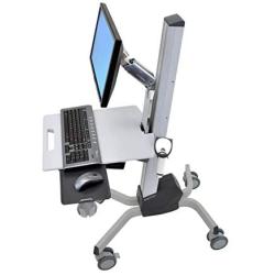 Ergotron - Neo-Flex LCD Cart - for Mobile Computing – 16.5 Inches, Grey