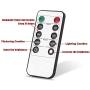 Flameless Candles,Salipt LED Flickering Candles Set of 10 (H 4'' 5'' 6'' 7'' xD 2.2'') Waterproof Flameless Candles, Resin Plastic, Indoor Outdoor Use,White