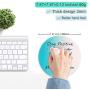 ITNRSIIET Mouse Pad Quotes Inspirational, Small Round Mouse Pad with Stay Positive Work Hard and Make It Happen, Custom Mouse Mat for Men Women Students Office Computer Laptop Mac