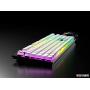 HK Gaming 108 Double Shot PBT Pudding Keycaps Keyset for Mechanical Gaming Keyboard MX Switches (White)