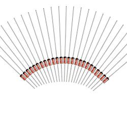BOJACK 1N34A Germanium Diode 50 mA 65V Axial 1N34A 50 millimap 65 Volt Electronic Silicon Diodes(Pack of 25 Pieces)