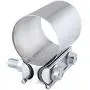 EVIL ENERGY 2.25 Inch 2 1/4 Butt Joint Exhaust Band Clamp Sleeve Stainless Steel