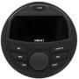 DS18 Hydro MRX1 Marine Radio Headunit LCD Screen, Bluetooth, IP65 Waterproof Weatherproof, AM FM Radio, USB, 1 Zones, 4 Volts Preamp Outputs, RDS 4X40 Watts