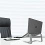 Macally Aluminum Laptop Stand for Desk - Works with all Macbook /Pro/Air & Laptops between 10” to 17.3” - Sleek and Sturdy Laptop Riser - (ASTANDSG), Space Gray