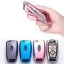 TPU Key Fob Cover Case Remote Holder Skin Protector for 2017 Ford Fusion F250 F350 F450 F550 2018 Edge Explorer (Pink)