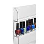 AMT Acrylic Nail Polish Racks for The Wall. Clear Nail Polish Display. Young Living Essential Oils Organizer. Holds up to 96 Btls. Plus a Microfiber Cloth for Cleaning Purposes (6 Tier /2 Pack)